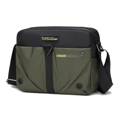 Men Shoulder Messenger Bag Multi Pockets Travel Crossbody Bag Causal Handbag