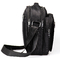 Solid Mens Canvas Shoulder Bags Buckle Casual Portable Multi Pocket Crossbody Bag