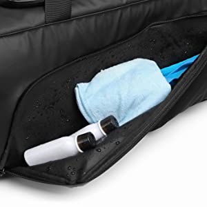 Waterproof Sports Duffle Bags Travel Weekender Overnight Bag With Shoe Compartment 4