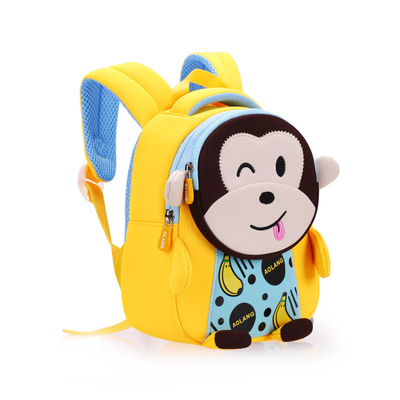 3D Rocket Waterproof Kids Backpack Cartoon Girls Astronauts School Bags Anti Lost