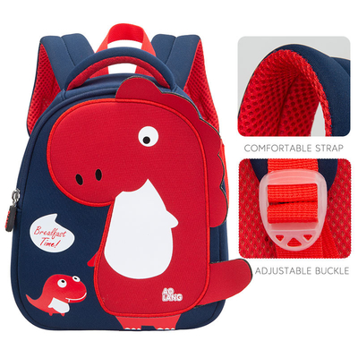 3d Dinosaur Waterproof Kids Backpack Cartoon Children School Bags OEM