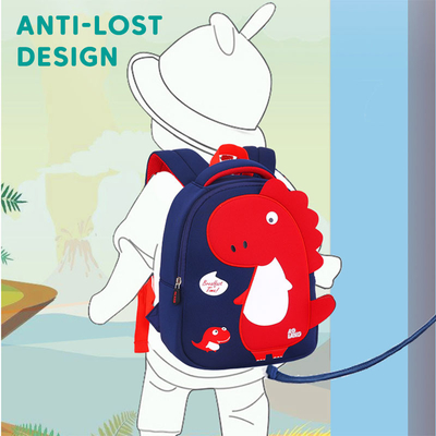 3d Dinosaur Waterproof Kids Backpack Cartoon Children School Bags OEM