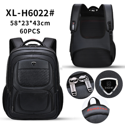 PU Business Casual Backpack 23 Inch Men'S Multifunctional Waterproof Bags