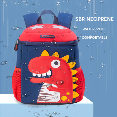 Kindergarten Waterproof Kids Backpack Mochila Dinosaur 3D Cute Cartoon Toddler Bookbag