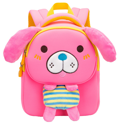 Cartoon Children Plush Backpack Plush Neoprene Cute Dog Child Bag Kids Gift