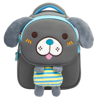Cartoon Children Plush Backpack Plush Neoprene Cute Dog Child Bag Kids Gift