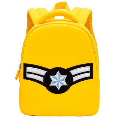 BSCI Airplane Pilots Kids Toddler Backpack Neoprene Kindergarten Waterproof School Bag