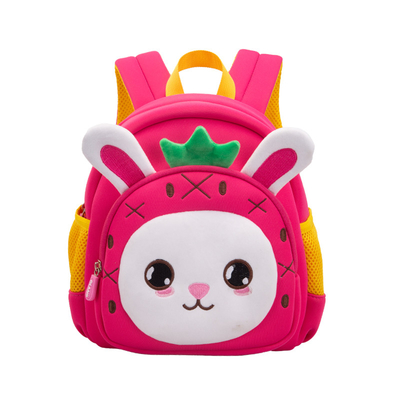 Rabbit Waterproof Kids Backpack FCS 3D Toddler Kindergarten Children Schoolbag