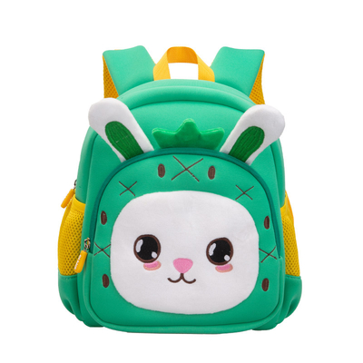 Rabbit Waterproof Kids Backpack FCS 3D Toddler Kindergarten Children Schoolbag