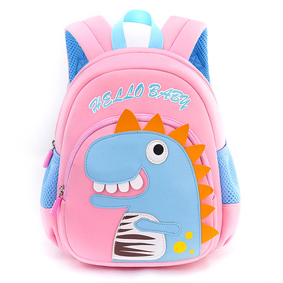 2 Sizes Toddler Kindergarten School Bags Dinosaur Childrens Backpack 3D Cartoon