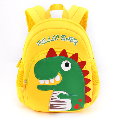 2 Sizes Toddler Kindergarten School Bags Dinosaur Childrens Backpack 3D Cartoon