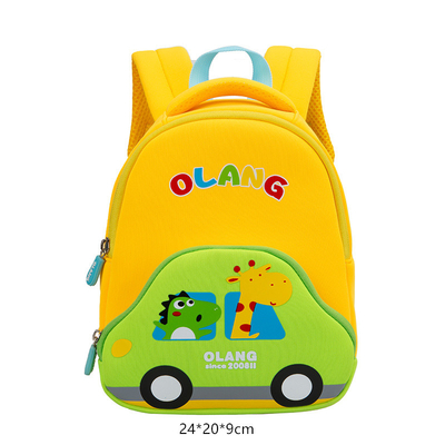 Anti Lost Waterproof Kids Backpack 3D Car Schoolbags 2 Sizes 400g