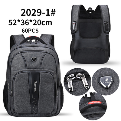 Male Polyester Nylon Travel Backpack Waterproof 20 Inch Laptop Bag Men