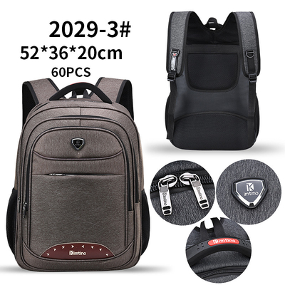 Male Polyester Nylon Travel Backpack Waterproof 20 Inch Laptop Bag Men