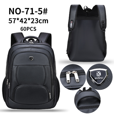 PU Rucksack Men'S Laptop Leather Bag 23 Inch Backpack 1000g