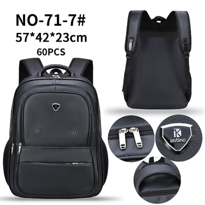 Business Casual PU Student School Bag Travel Computer 23 Inch Backpack
