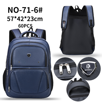 Business Casual PU Student School Bag Travel Computer 23 Inch Backpack