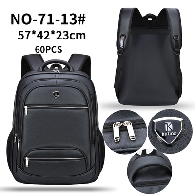 Pu Leather Retro Business Casual Backpack Male Multifunctional Men'S Business Laptop Bag