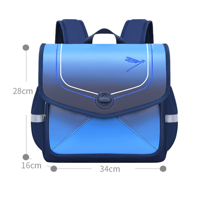 Blue Pink Leather School Backpacks Waterproof  School Bags For Toddlers