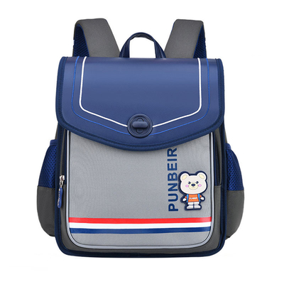 Vertical Leather School Backpacks Waterproof  School Bags For Girls FDA BSCI Certification