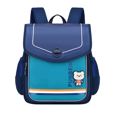 Vertical Leather School Backpacks Waterproof  School Bags For Girls FDA BSCI Certification