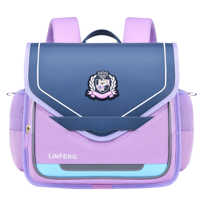 Waterproof Leather School Backpacks Orthopedic School Bags For Boys 1000g