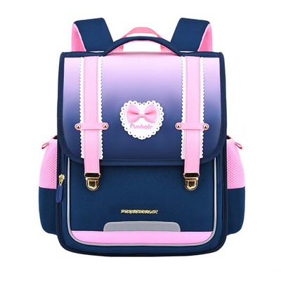 Orthopedic Leather School Backpacks Boy Girl School Bag Large Capacity