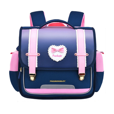 Orthopedic Leather School Backpacks Boy Girl School Bag Large Capacity