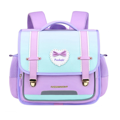 Orthopedic Leather School Backpacks Boy Girl School Bag Large Capacity