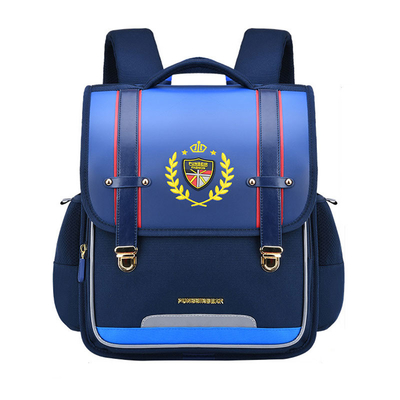 Orthopedic Leather School Backpacks Boy Girl School Bag Large Capacity