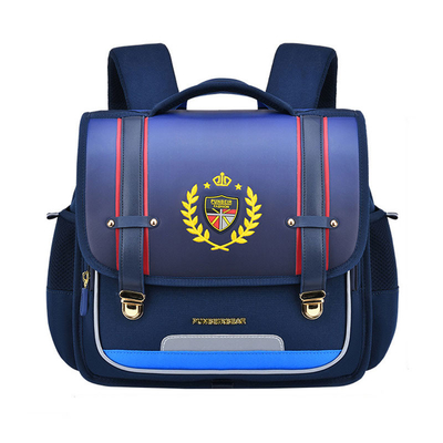 Orthopedic Leather School Backpacks Boy Girl School Bag Large Capacity