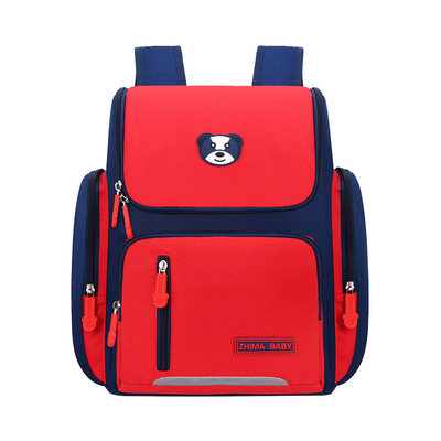 Primary Leather School Backpacks Boys Girls Kids Orthopedic Mochila 42*32*20cm
