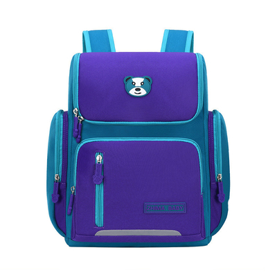 Primary Leather School Backpacks Boys Girls Kids Orthopedic Mochila 42*32*20cm