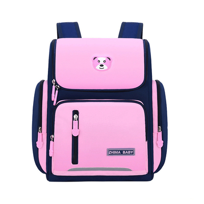 Primary Leather School Backpacks Boys Girls Kids Orthopedic Mochila 42*32*20cm