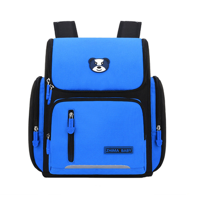 Primary Leather School Backpacks Boys Girls Kids Orthopedic Mochila 42*32*20cm