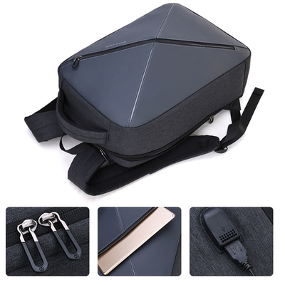 ODM USB Laptop Backpack Anti Theft 15.6 Inch Men Travel Leisure School Rucksack