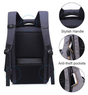 Anti Theft Business Laptop Backpack Multifunctional Waterproof 17 Inch Laptop Bag