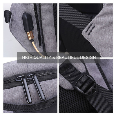 Anti Theft Business Laptop Backpack Multifunctional Waterproof 17 Inch Laptop Bag