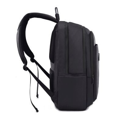 Causal Business Laptop Backpack USB Charging Oxford Waterproof Travel Bag