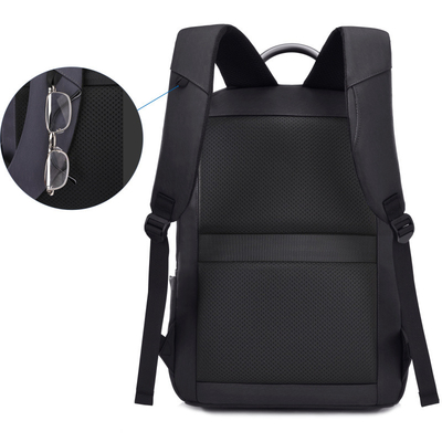 Causal Business Laptop Backpack USB Charging Oxford Waterproof Travel Bag