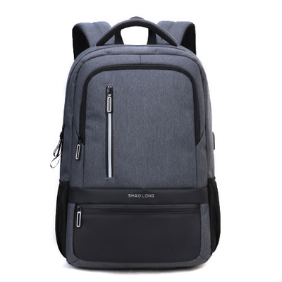 External USB Charging Backpack Men Laptop Waterproof Nylon School Bags