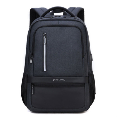 External USB Charging Backpack Men Laptop Waterproof Nylon School Bags