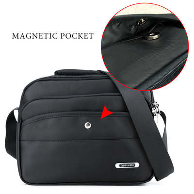 Waterproof Magnetic Closure Crossbody Bag Oxford Large Capacity Messenger Bag