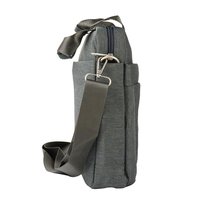 Business Nylon Messenger Bags Male Leather Crossbody Shoulder Bag With Handle