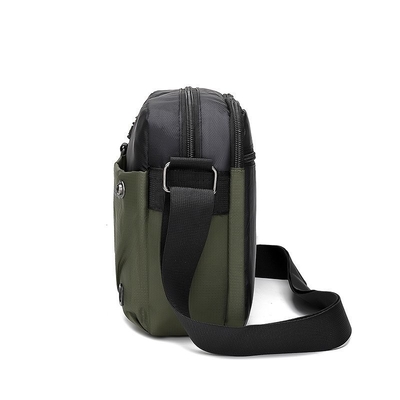Men Shoulder Messenger Bag Multi Pockets Travel Crossbody Bag Causal Handbag