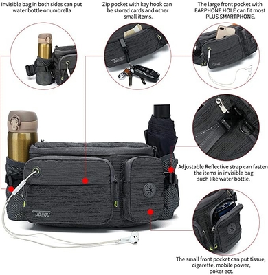 Bum Dog Walking Bag Running Waist Bag For Hiking Cycling