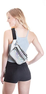 PU Rave Bum Bag Waist Pack For Women Men Kids Small Medium Large
