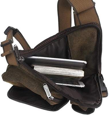 Tactical Cycling Canvas Drop Leg Bag Hiking Waist Pack For Men Women