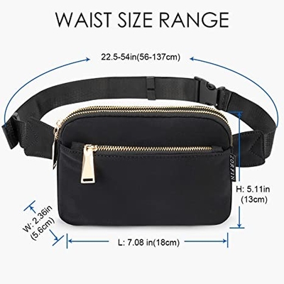 Casual Fashion Fanny Pack Adjustable Belt Bag For Outdoors Workout Traveling