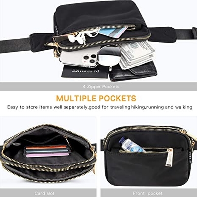 Casual Fashion Fanny Pack Adjustable Belt Bag For Outdoors Workout Traveling